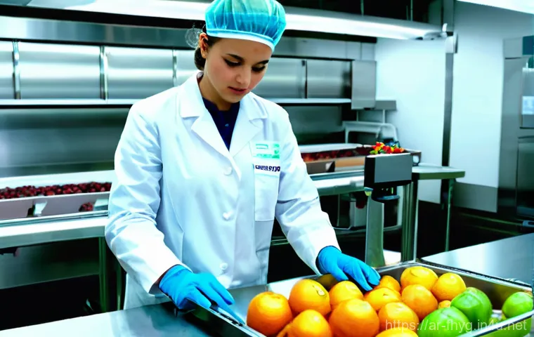 식품위생관리사 직업 만족도 - **Prompt 1: The Vigilant Guardian of Freshness**
    A highly detailed, realistic image of a male or...